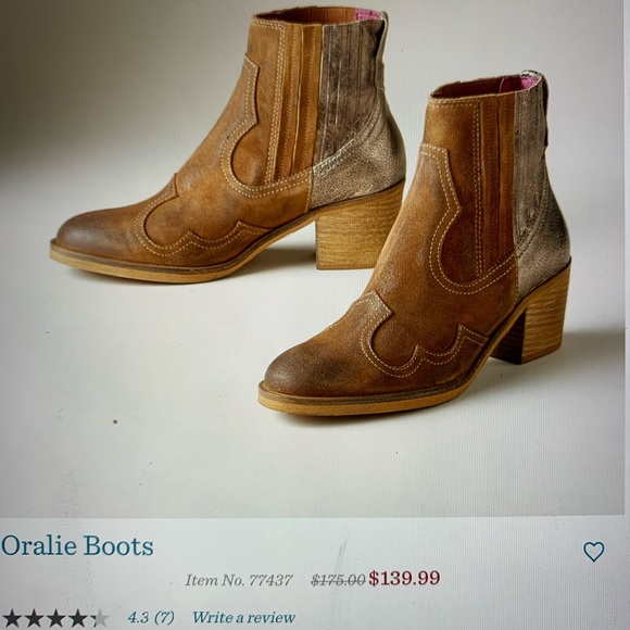 Sundance Brown & Metallic suede boots - Picture 2 of 9